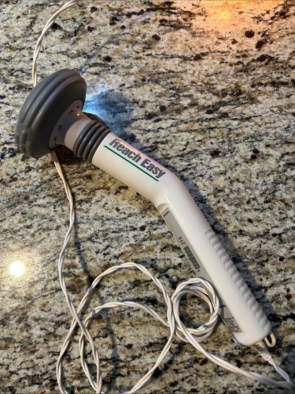 Panasonic Reach Easy Handheld Massager in White and Gray